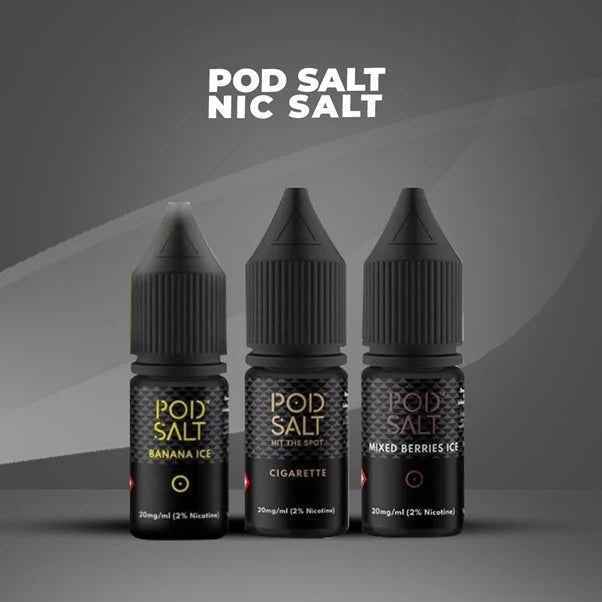 Unlock Intense Flavour with Pod Salt's 10ml Nicotine Salt E-Liquids