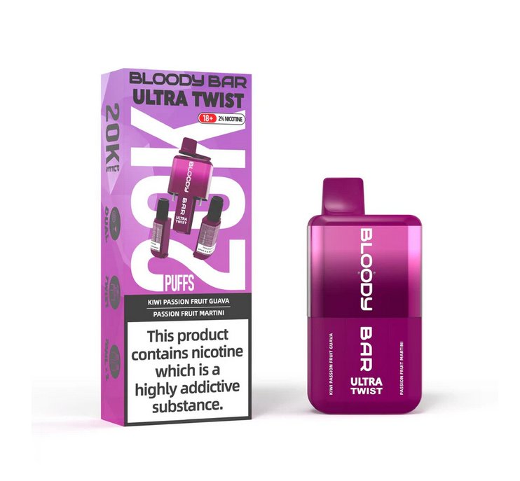 Bloody Bar Ultra Twist 20000 Vape Box of 5