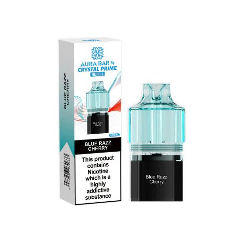 Crystal Prime Aura bar 10k Replacement Pods & Refill (Pack of 5)