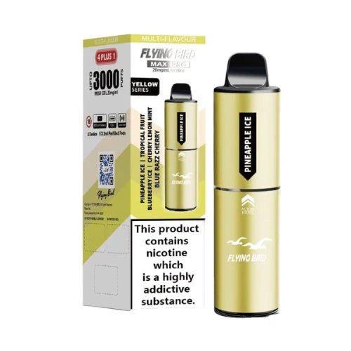 Flying Bird Max Pro 3000 Puffs Vape Box Of 5