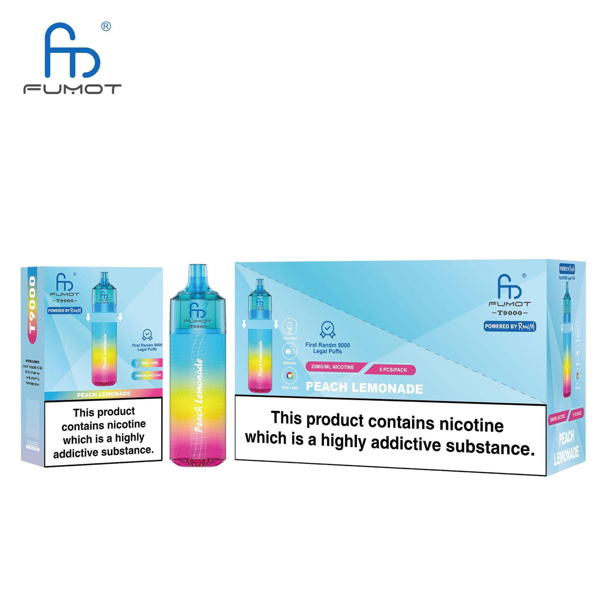 Fumot T9000 Prefilled Vape Kit (Pack of 5)