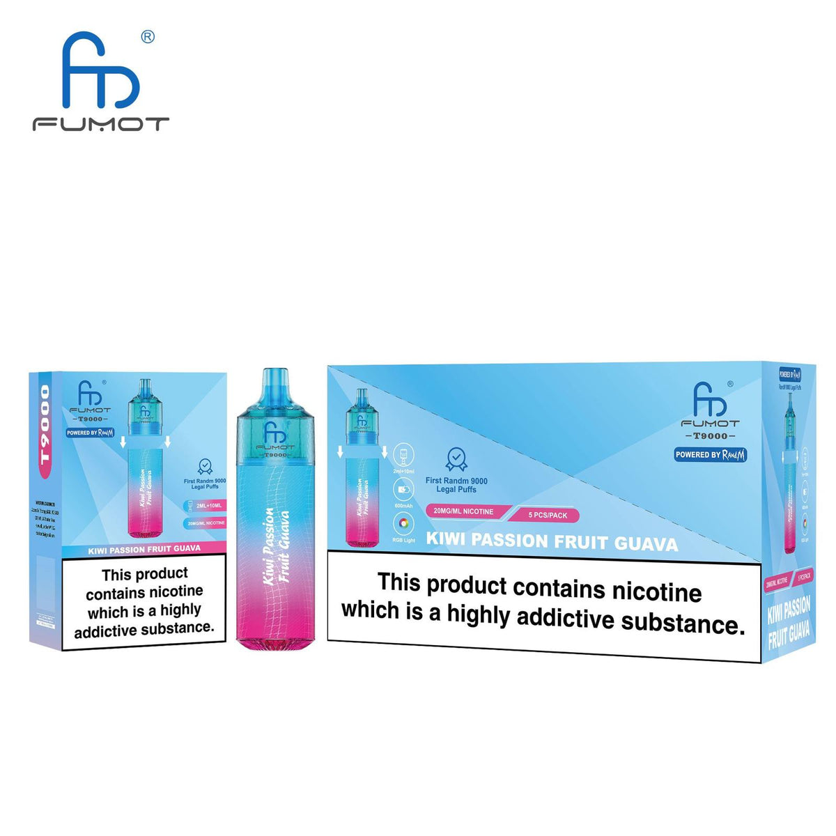 Fumot T9000 Prefilled Vape Kit (Pack of 5)