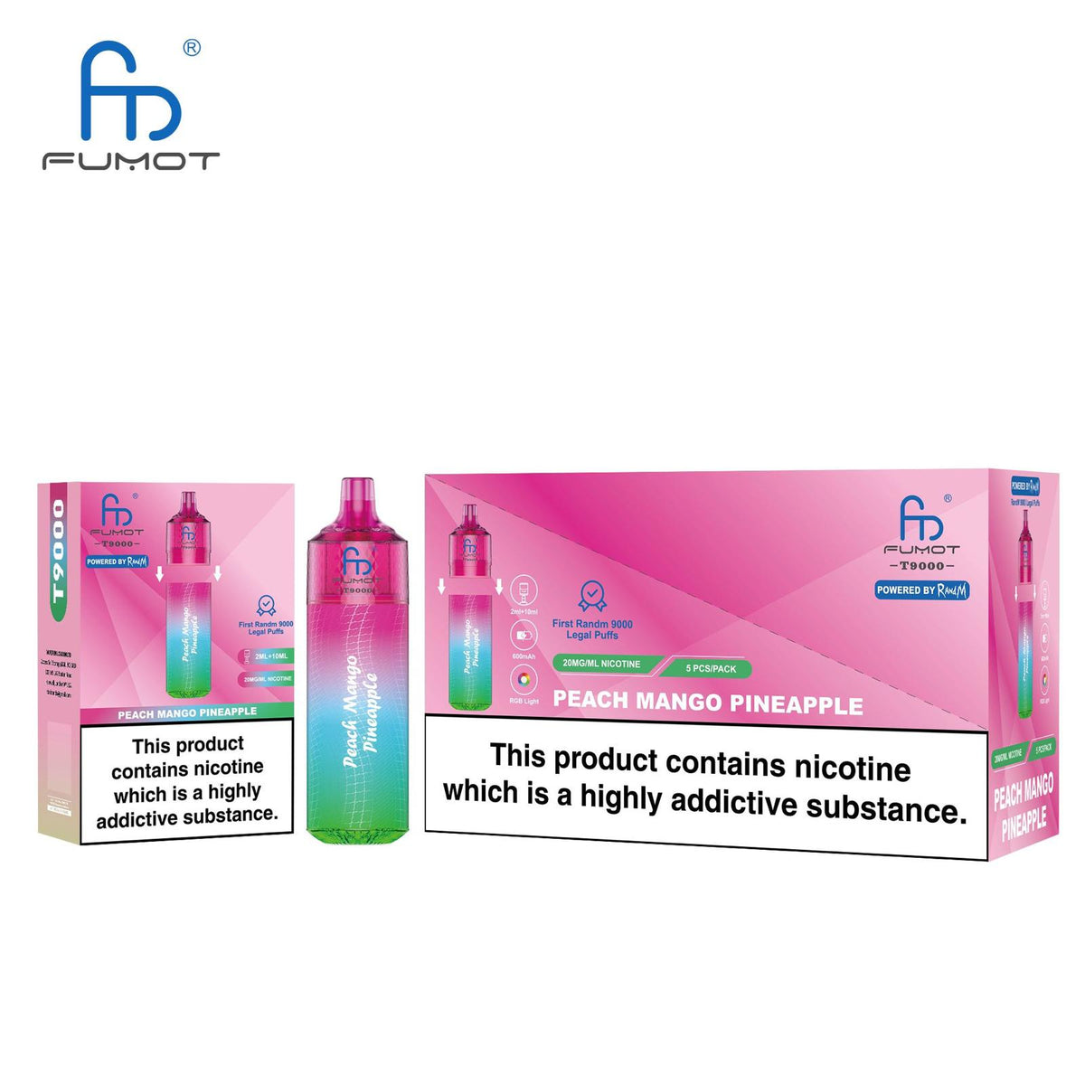 Fumot T9000 Prefilled Vape Kit (Pack of 5)