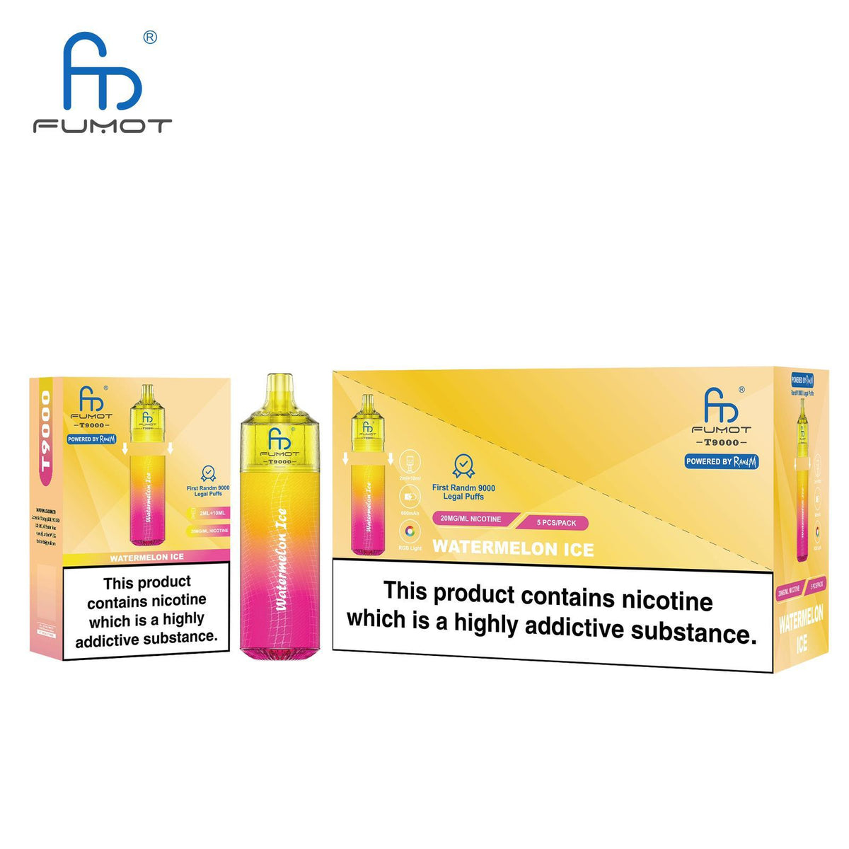 Fumot T9000 Prefilled Vape Kit (Pack of 5)