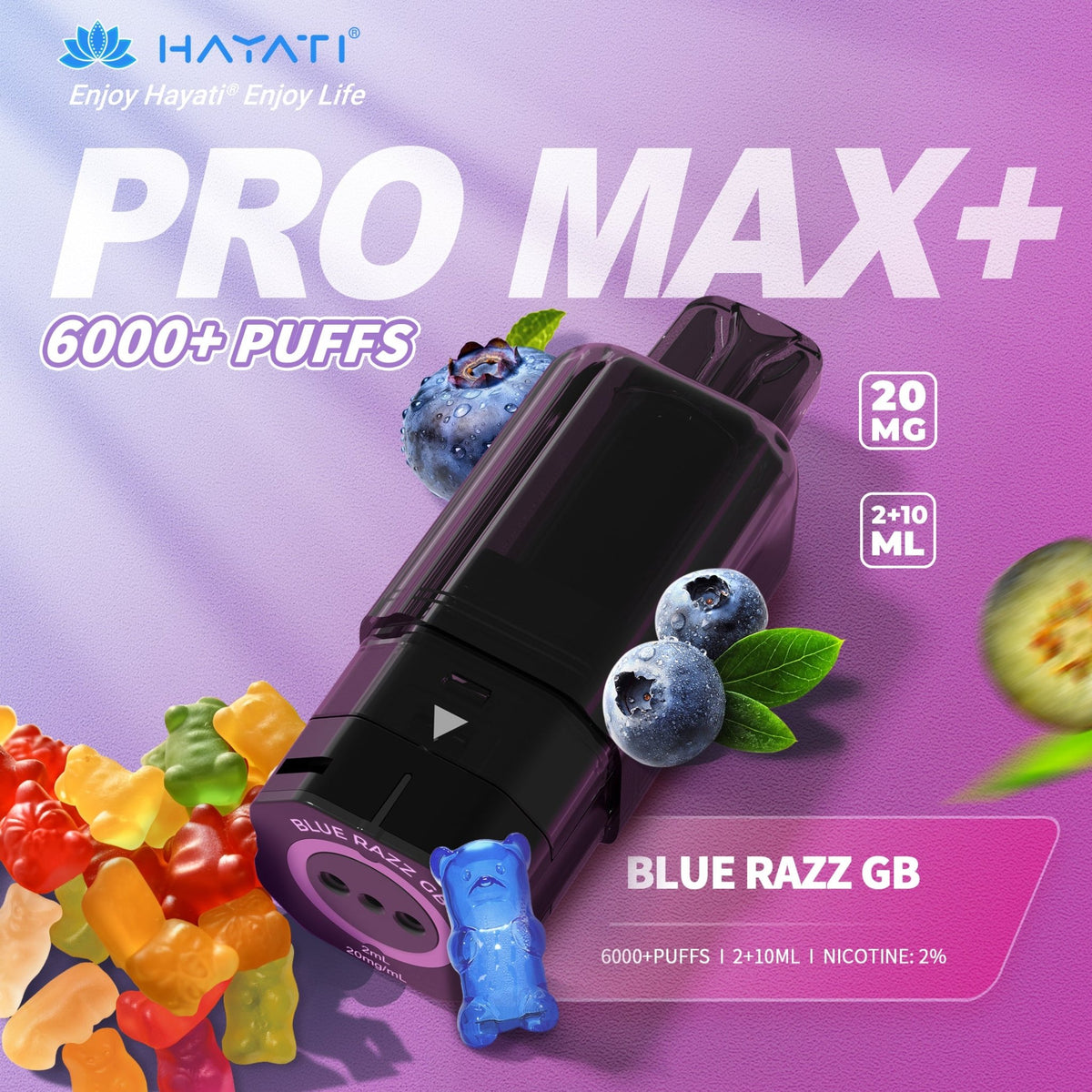 Hayati Pro Max+ 6K Refill Pods (Pack of 5)