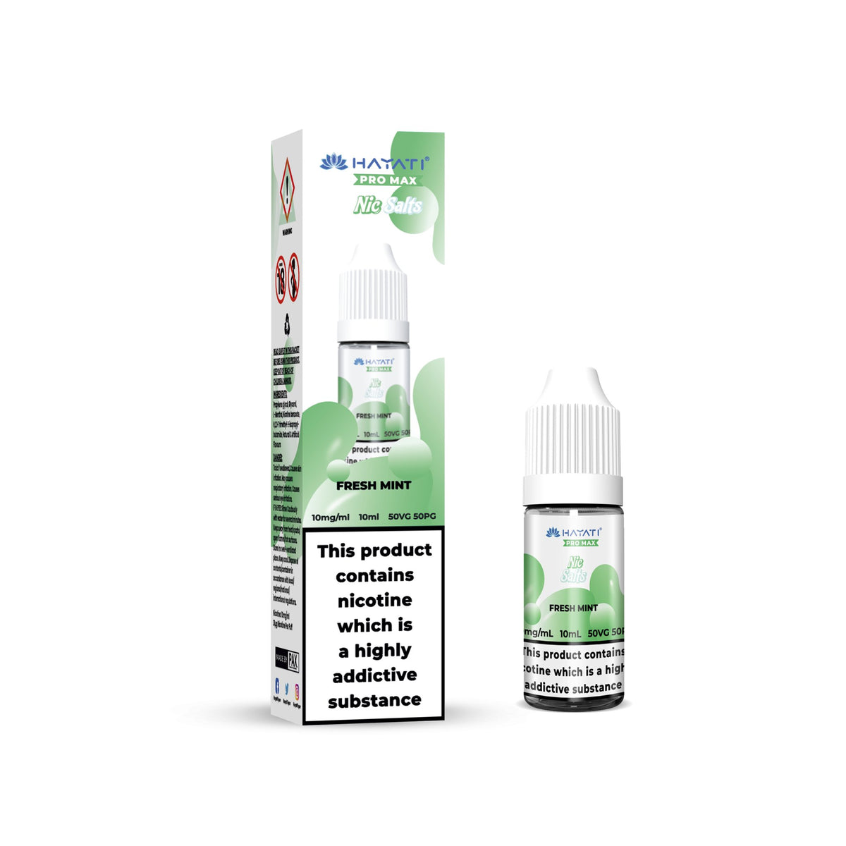 Hayati Pro Max Vape Nic Salts 10ml (Pack of 10)