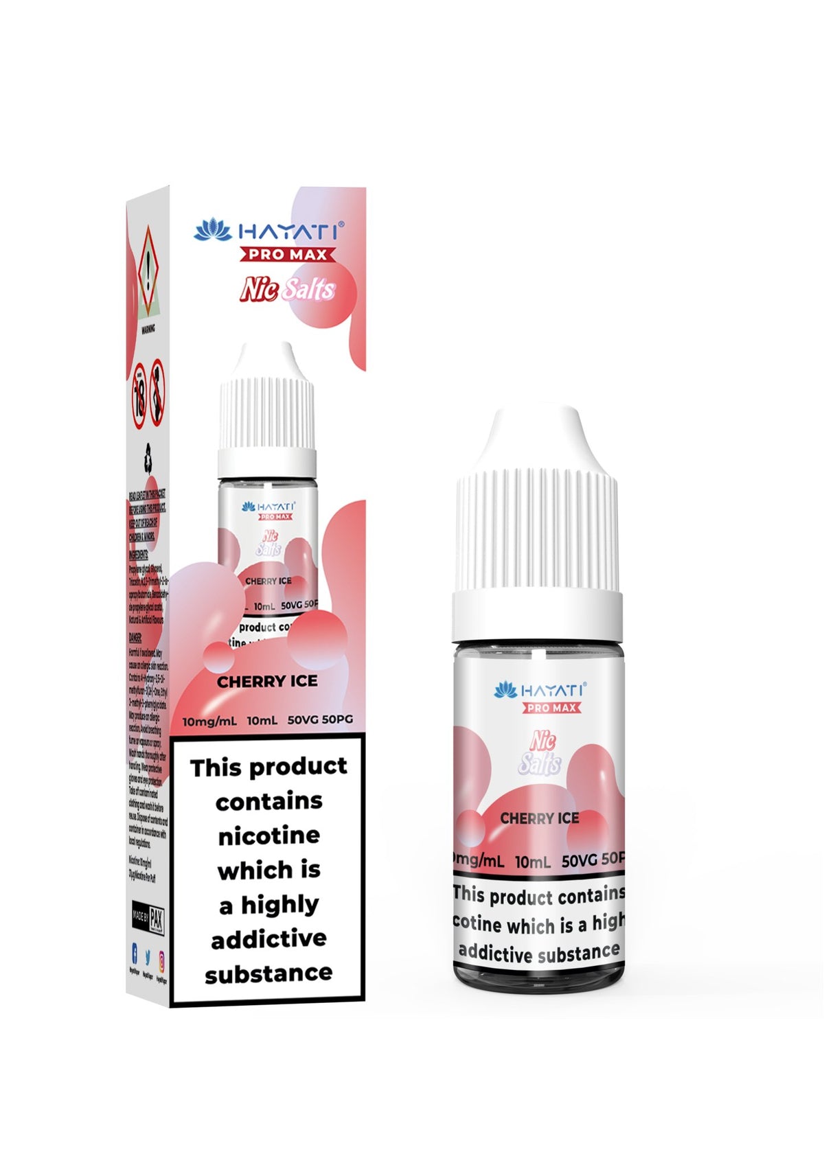 Hayati Pro Max Vape Nic Salts 10ml (Pack of 10)