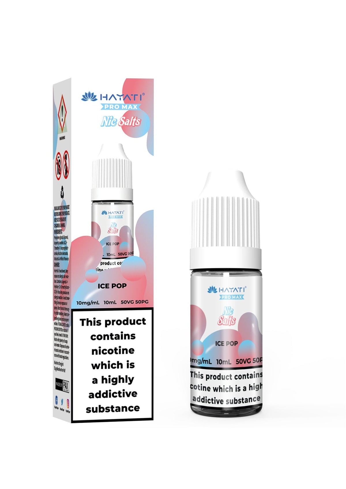 Hayati Pro Max Vape Nic Salts 10ml (Pack of 10)