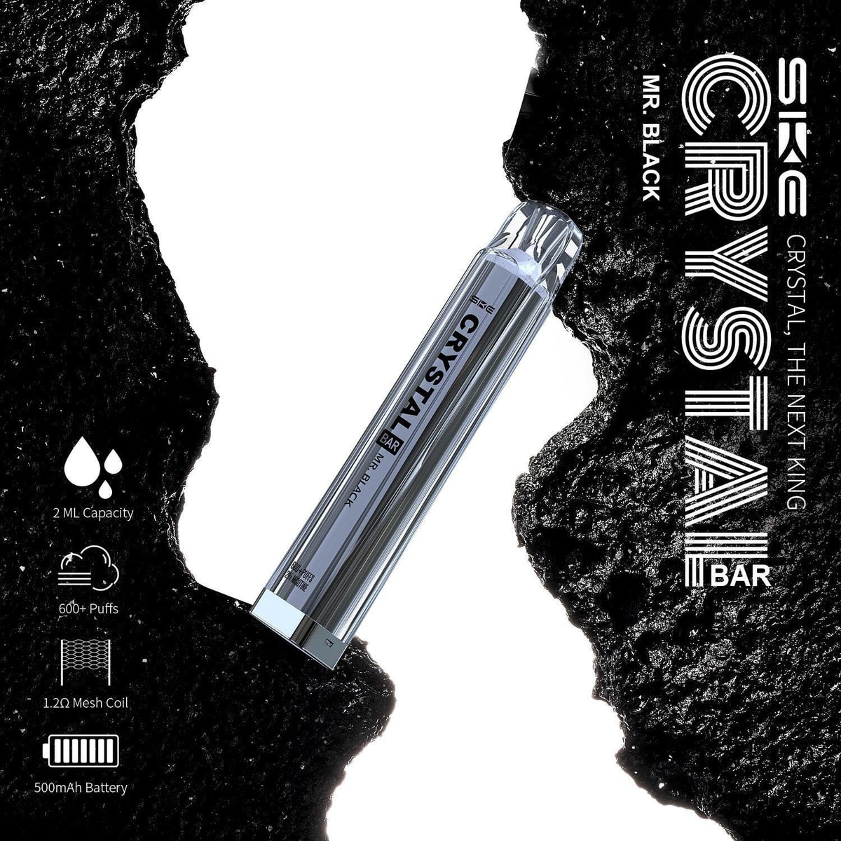 Ske Crystal 600 Prefilled Vape Kit (Pack of 10) - Vape & Candy Wholesale Ske Crystal 600 Prefilled Vape Kit (Pack of 10) - Vape & Candy Wholesale
