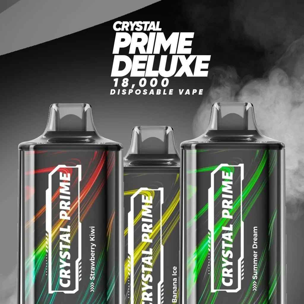 The Next Level of Disposable Vapes: Introducing the Crystal Prime Deluxe 18000 Puffs