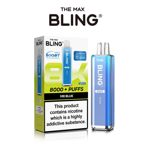 The Crystal Bling Max 8000 Prefilled Vape Kit (Pack Of 5)