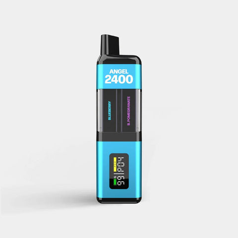 Angel 2400 4‑in‑1 Rechargeable Disposable Vape Kit – Blue Edition – Pack of 5 - Vape & Candy Wholesale