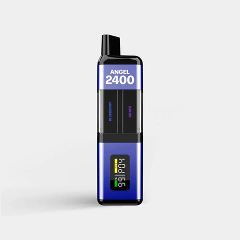 Angel 2400 4‑in‑1 Rechargeable Disposable Vape Kit – Navy Edition – Pack of 5 - Vape & Candy Wholesale