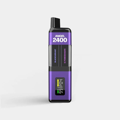 Angel 2400 4‑in‑1 Rechargeable Disposable Vape Kit – Purple Edition – Pack of 5 - Vape & Candy Wholesale