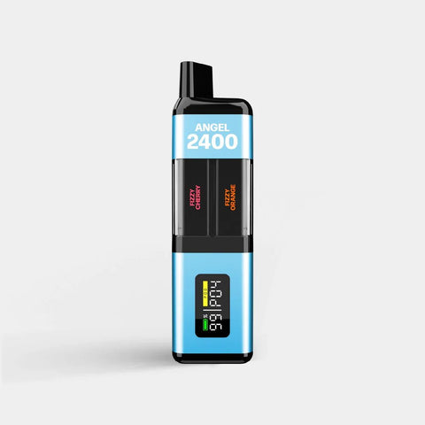Angel 2400 4‑in‑1 Rechargeable Disposable Vape Kit – Sky Blue Edition – Pack of 5 - Vape & Candy Wholesale