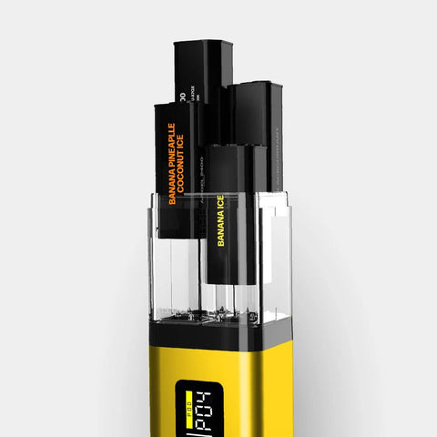 Angel 2400 4‑in‑1 Rechargeable Disposable Vape Kit – Yellow Edition – Pack of 5 - Vape & Candy Wholesale