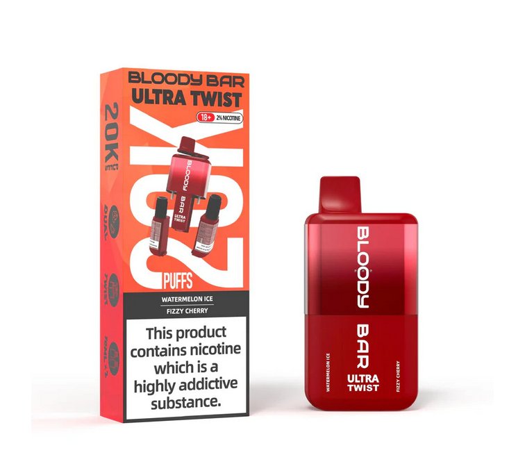 Bloody Bar Ultra Twist 20000 Vape Box of 5