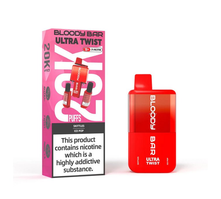 Bloody Bar Ultra Twist 20000 Vape Box of 5