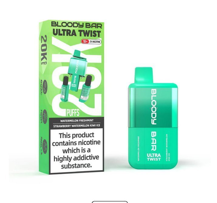 Bloody Bar Ultra Twist 20000 Vape Box of 5