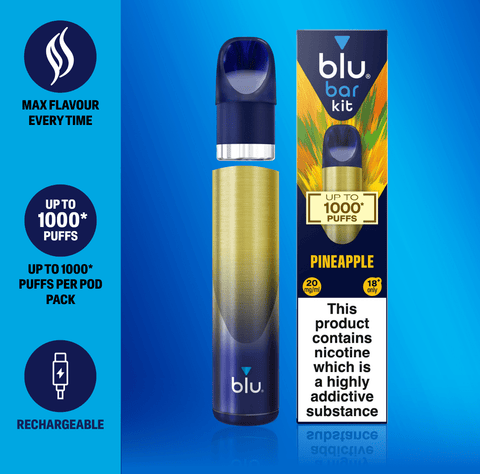 Blu bar kit 1000 Vapes - Vape & Candy Wholesale