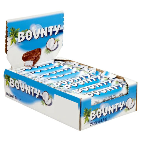 Bounty Coconut & Milk Chocolate Snack Bar Duo 55g - Pack of 32 - Vape & Candy Wholesale