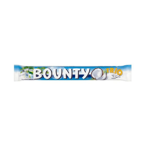 Bounty Trio Chocolate Bar - 82.5g - Pack of 24 - Vape & Candy Wholesale