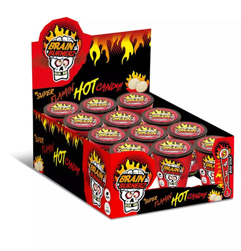 Brain Blasterz Flamin Hot Candy Pack of 12 - Vape & Candy Wholesale