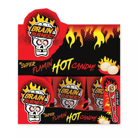 Brain Blasterz Flamin Hot Candy Pack of 12 - Vape & Candy Wholesale