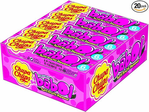 Chupa Chups Big Babol Tutti Frutti (20 x 6 pcs) - Vape & Candy Wholesale