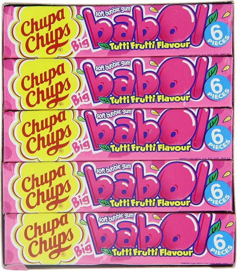 Chupa Chups Big Babol Tutti Frutti (20 x 6 pcs) - Vape & Candy Wholesale