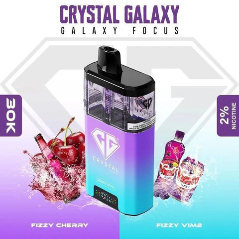 Crystal Galaxy 30k Disposable Vape Box of 5 - Vape & Candy Wholesale