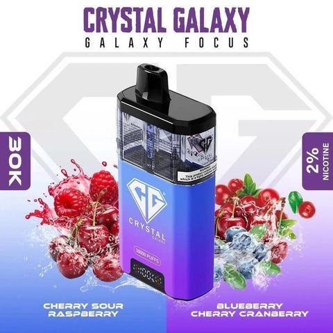 Crystal Galaxy 30k Disposable Vape Box of 5 - Vape & Candy Wholesale