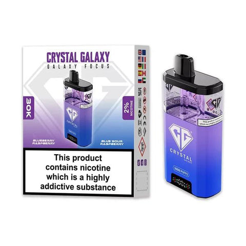 Crystal Galaxy 30k Disposable Vape Box of 5 - Vape & Candy Wholesale