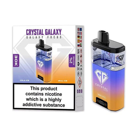 Crystal Galaxy 30k Disposable Vape Box of 5 - Vape & Candy Wholesale