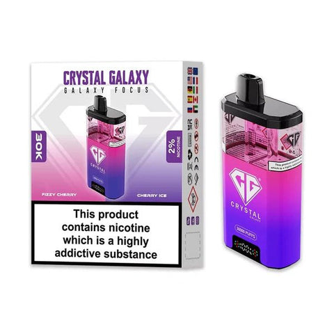 Crystal Galaxy 30k Disposable Vape Box of 5 - Vape & Candy Wholesale