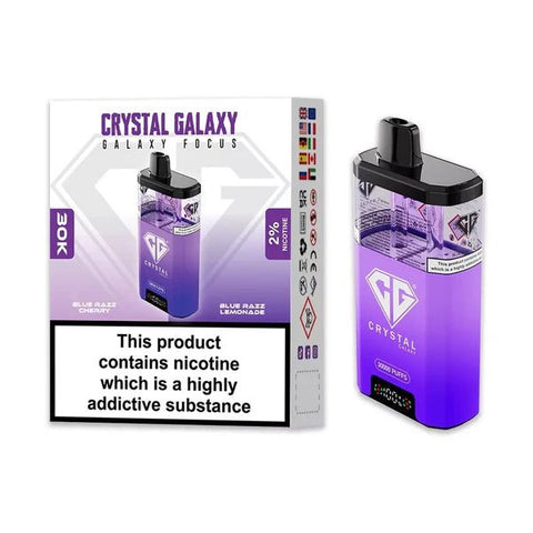 Crystal Galaxy 30k Disposable Vape Box of 5 - Vape & Candy Wholesale