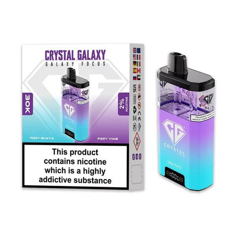 Crystal Galaxy 30k Disposable Vape Box of 5 - Vape & Candy Wholesale