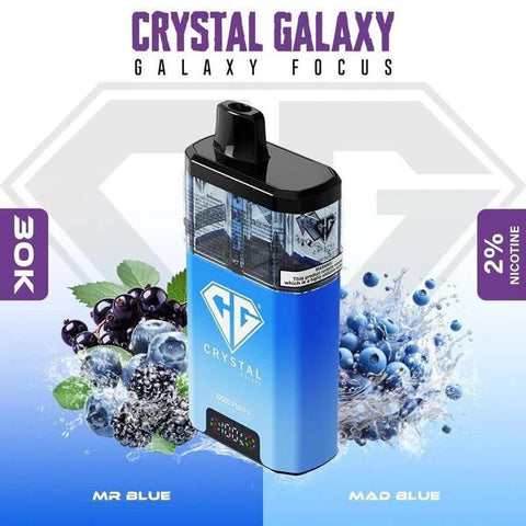 Crystal Galaxy 30k Disposable Vape Box of 5 - Vape & Candy Wholesale