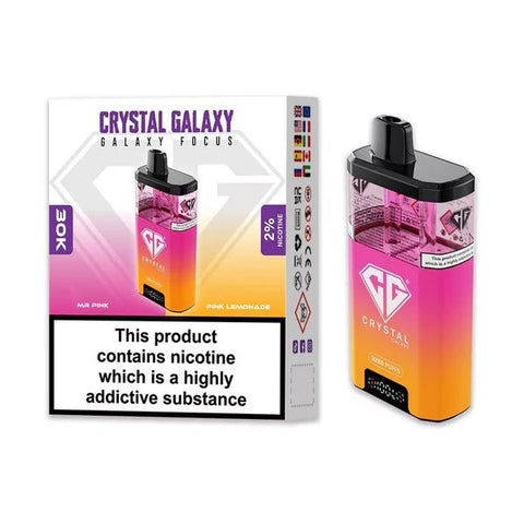 Crystal Galaxy 30k Disposable Vape Box of 5 - Vape & Candy Wholesale