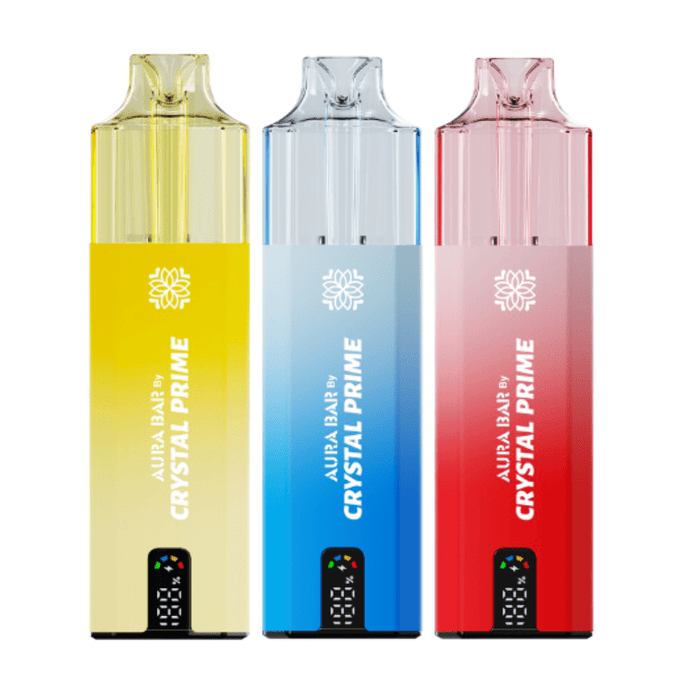 Crystal Prime Aura Bar 10000 Prefilled Vape Kit (Pack of 5)
