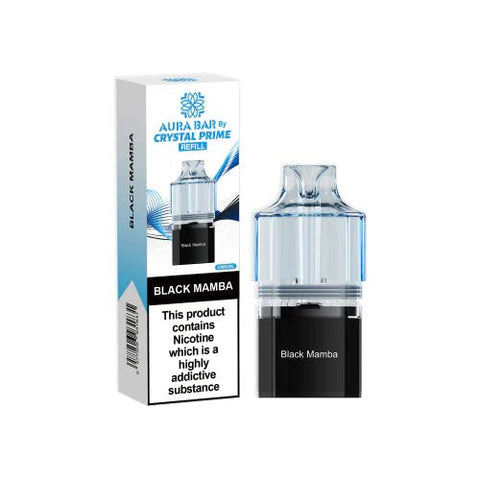 Crystal Prime Aura bar 10k Replacement Pods & Refill - Vape & Candy Wholesale