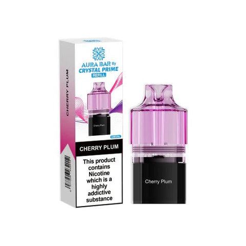 Crystal Prime Aura bar 10k Replacement Pods & Refill - Vape & Candy Wholesale