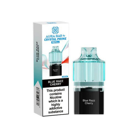 Crystal Prime Aura bar 10k Replacement Pods & Refill - Vape & Candy Wholesale