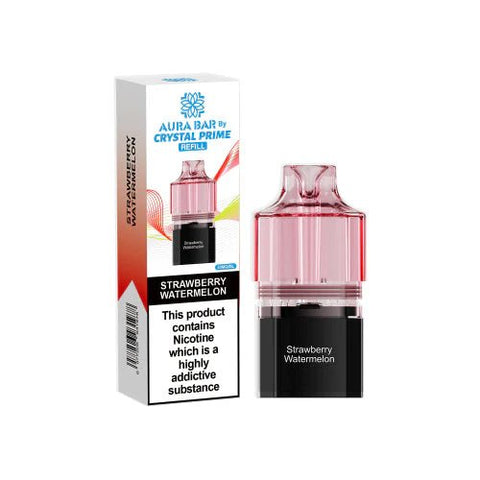 Crystal Prime Aura bar 10k Replacement Pods & Refill - Vape & Candy Wholesale