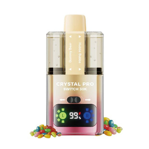Crystal Pro Switch 30k Disposable Vape - Box of 5 - Vape & Candy Wholesale