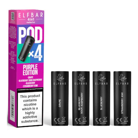 Elf Bar 4 in 1 Prefilled Pods - Vape & Candy Wholesale