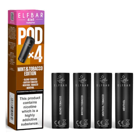 Elf Bar 4 in 1 Prefilled Pods - Vape & Candy Wholesale
