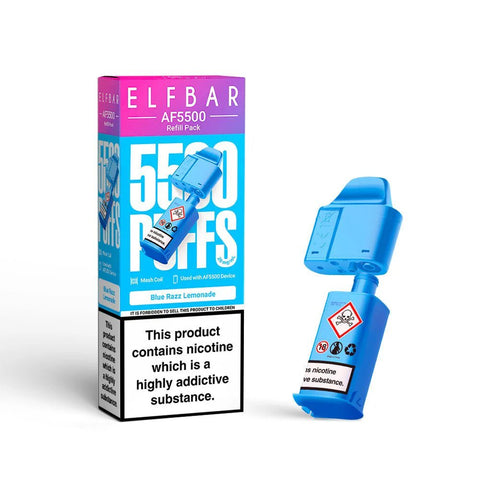 Elf bar AF5000 Refill Replacement Pods (Pack of 5) - Vape & Candy Wholesale