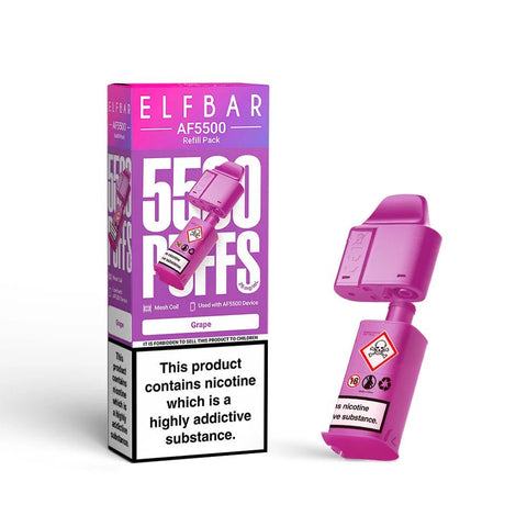 Elf bar AF5000 Refill Replacement Pods (Pack of 5) - Vape & Candy Wholesale