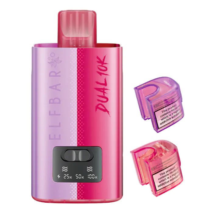 Elf Bar Dual 10K Disposable 2‑in‑1 Vape – Pack of 5